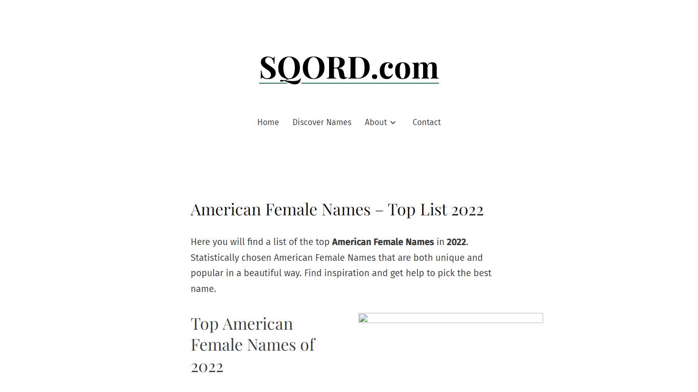 American Female Names - 100% Best Names 2022 - SQORD